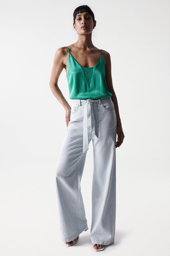 SALSA JEANS – Dark Green Top