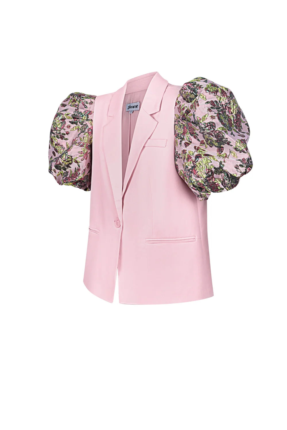 Geweven polyesterpak voor dames – elegante set met kleurcontrast