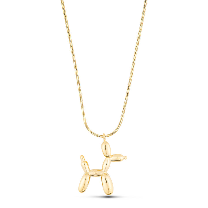 Lång Halsband med Hund – stilrent &amp; lekfullt