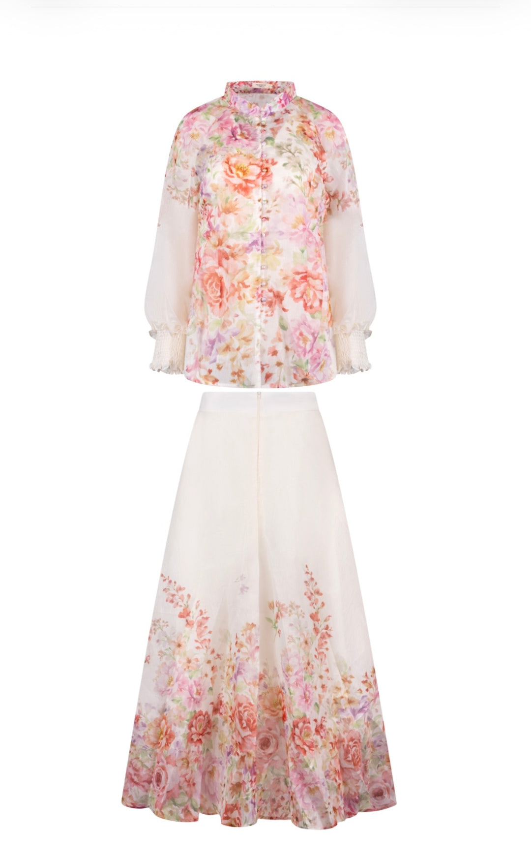 Romantische 2-delige set – Blouse &amp; Rok