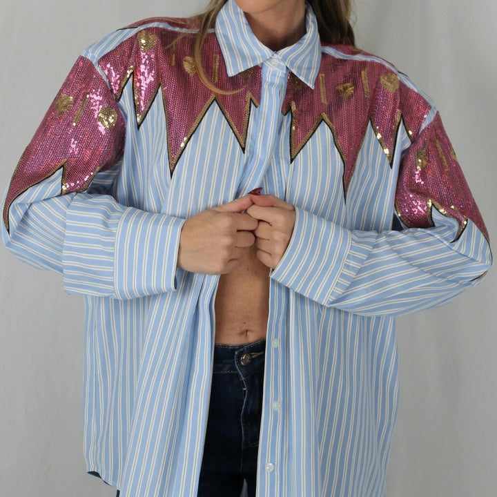 Blus Sparkle Flame – glittrande &amp; elegant