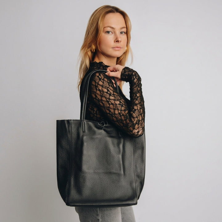 Shopper Zit – Zwart &amp; Fuchsia
