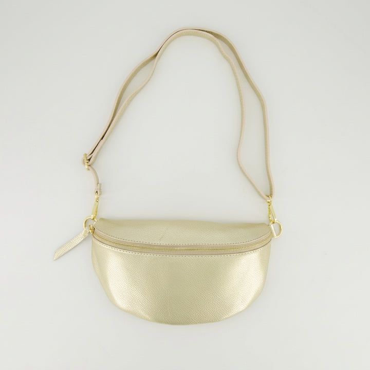 Zoey Big Lädermidjeväska / Crossbody-väska – Genuine Leather