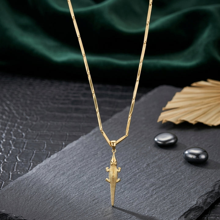 Crocodyl Halsband – stilrent &amp; modernt