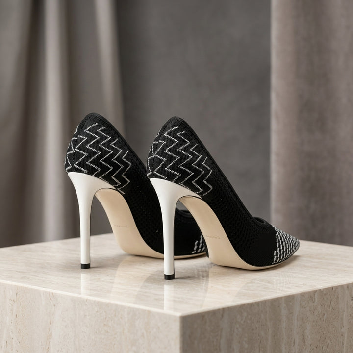 POLLINI – ZWARTE HOGE HAKKEN