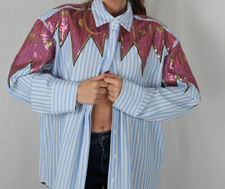 Blus Sparkle Flame – glittrande &amp; elegant