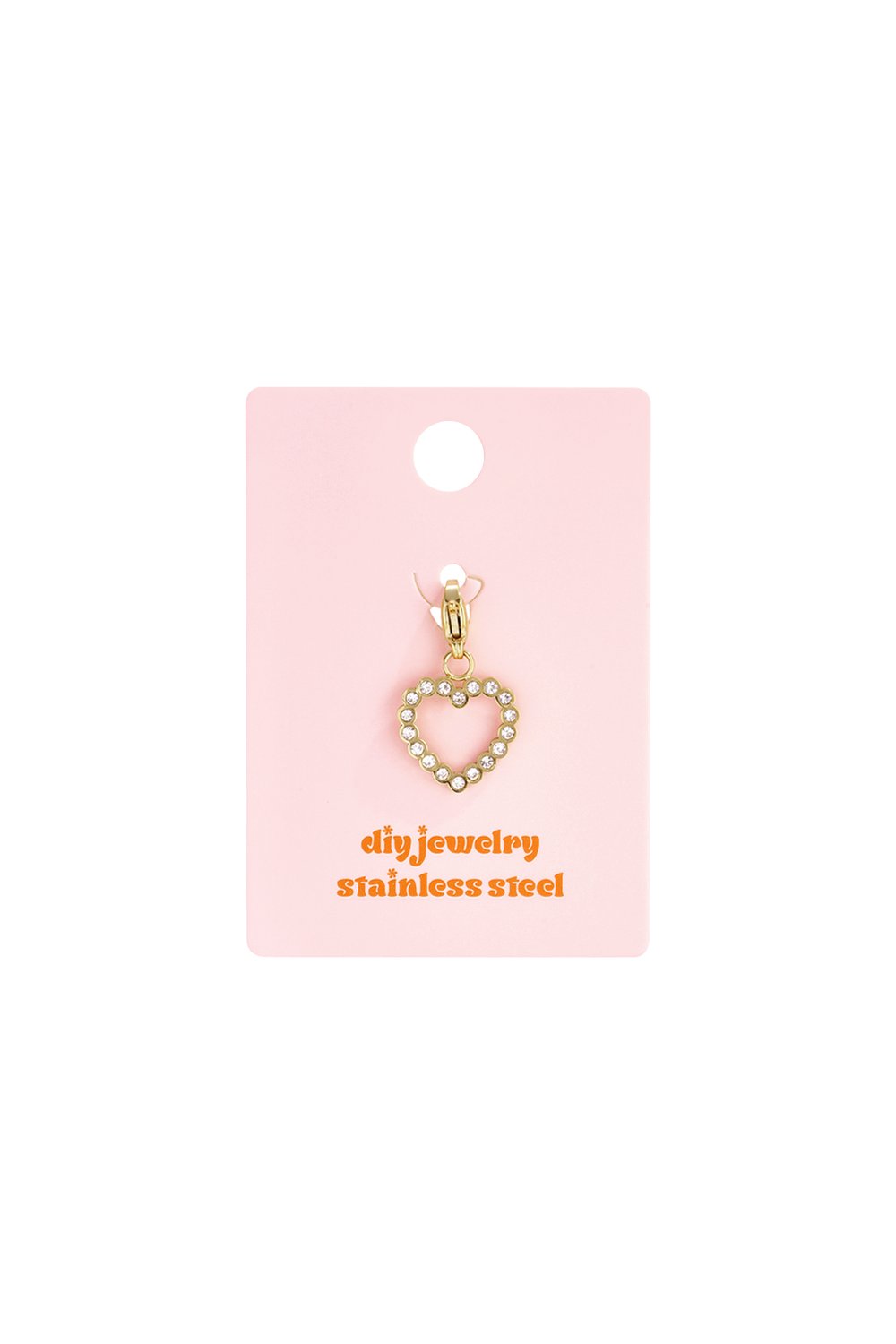 Heart Charm Casual Daily Simple Series