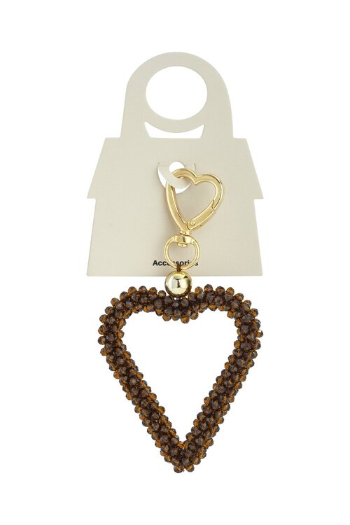 Heart Keychain Casual Crystal Daily Accessories