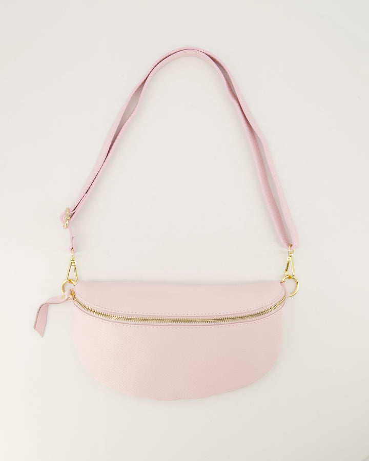 Zoey Big Lädermidjeväska / Crossbody-väska – Genuine Leather